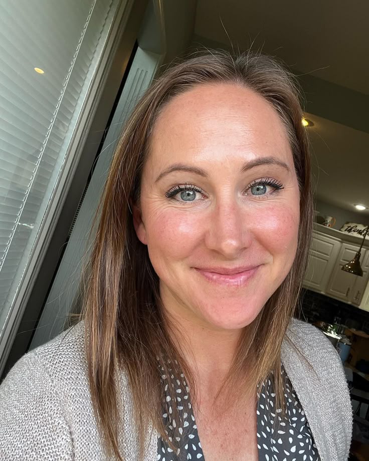 Without the heavy concealer.